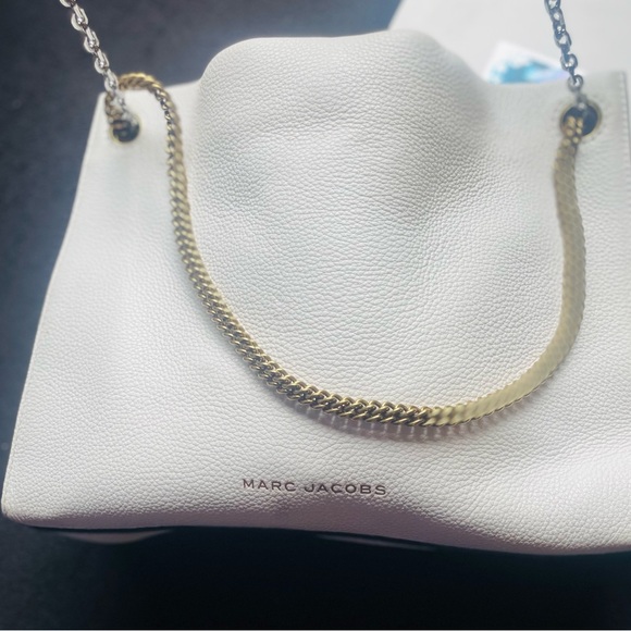White MARC JACOBS Double Link 27 Shoulder Bag - Picture 5 of 9